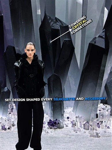 Chanel’s Crystal Runway | FW12 #chanel #karllagerfeld