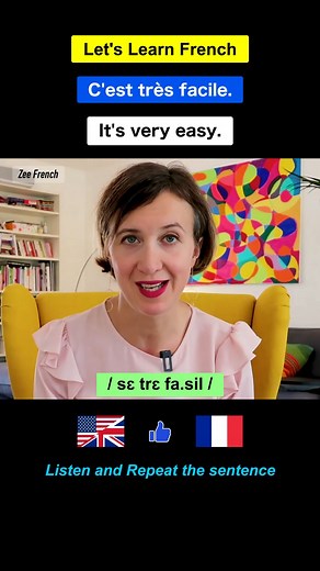 6.1K views · 90 reactions |  Learn French : “C'est très facile”  ✅ #LearnFrench | Learn French - Apprendre le Français | Facebook