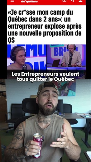 Les entrepreneurs veulent juste partir du Québec avec des idées aussi idiotes que celle de Quebec Solidaire. Allez suivre mon entreprise @mindblowenergie - #entrepreneur #quebec #francais #actualité #createurdecontenu