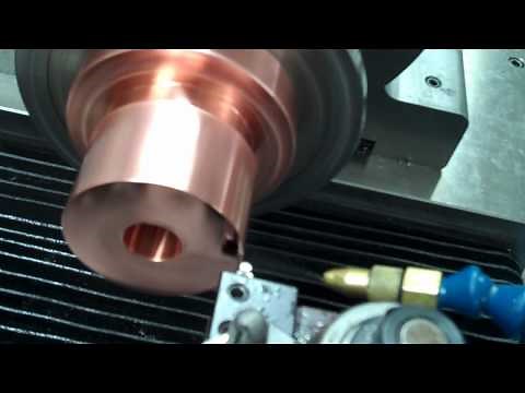 Diamond Turning Copper Sample with Measurements.wmv