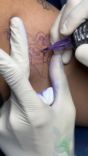 Mulan 🗡️🐉 Tattooed by @eric_manio #fyp #tattoo #tattooartist #minimalisttattoo #mulan #PintaDonTattoo | PintaDon Tattoo Studio