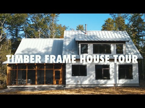 Inside a MidCoast Maine timber frame home and barn | Shelter Design Build