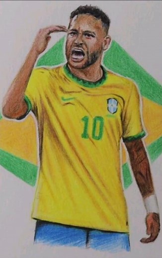 Desenhando o Neymar Legend #comodesenhar #desenho #neymar #arte