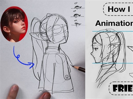 Chommang--如何一步一步绘制动画面孔 | 技巧 | 教程