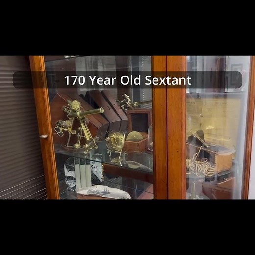 Nautical Antiques on display in our office