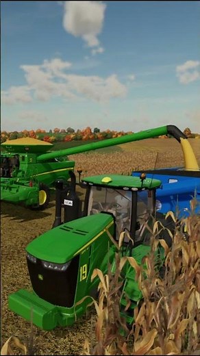 Alma Missouri FS22 - Corn Harvest - Hauling to Triple Silo Corn Dryer