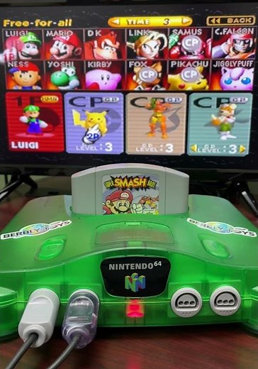 Super Smash Bros. (1999) Intro & Gameplay Nintendo 64 (N64)