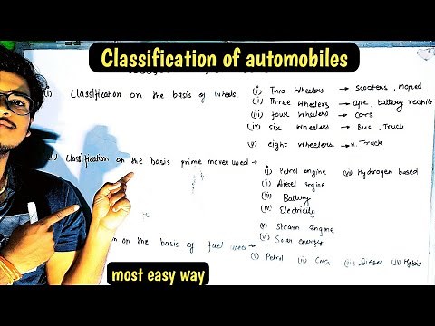Classification of automobile || Types of automobile || Automobile engineering