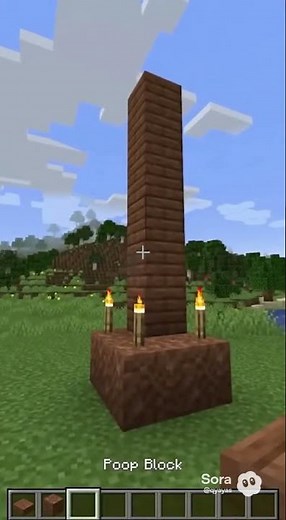 Poop block in Minecraft Ai
