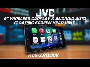 JVC KW-Z900W | 9" Floating Screen Premium Wireless CarPlay & Android Auto - Overview & Featues