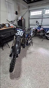 Next bike on the chopping block. 2005 Yamaha YZ250F. #motocross #dirtbike #garage