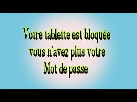Mot de passe Tablette