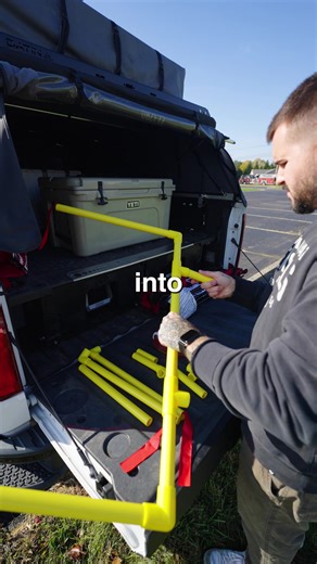 Glad you asked… here’s how to play QB54 👀🏈 Tag your buddy below that wouldn’t last a round in this 😂👇 🏷️ - - - #qb54 #nfl #football #tailgate #ncaa