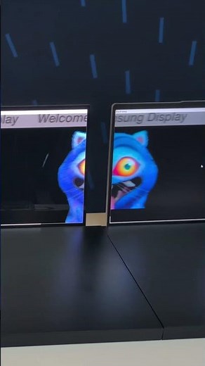 Display refresh rates, it is not all about speed. OLED (left) 60hz vs IPS (right) 120hz #iwork4dell