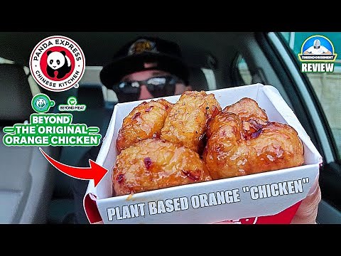 Panda Express® Beyond® The Original Orange Chicken Review! 🐼🌿🟠🐔 | theendorsement