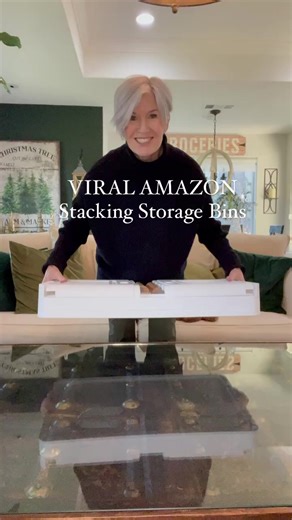 Grab this deal now 34% off! (See caption for link) These stackable collapsing storage bins went viral last year and I totally get it!This is the portable storage solution I have been looking for for years!If you have trouble FINDING things after you store them like I do then these are the answer.With clear front doors for easy access you can always see and grab anything you want without taking down your stacked bins and going through everything one by one!Solid construction, attractive looking…w