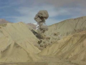 Mk 84 JDAM B1 Bomb Drop Afghanistan