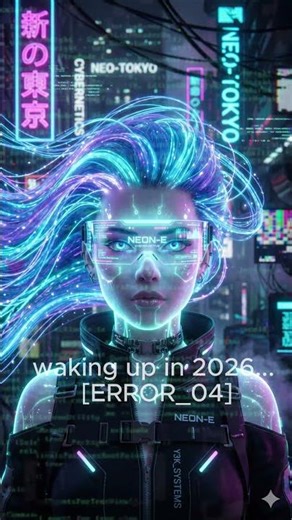 waking up in 2026... // [NEON-E PLUGGNB] 💿 #shorts