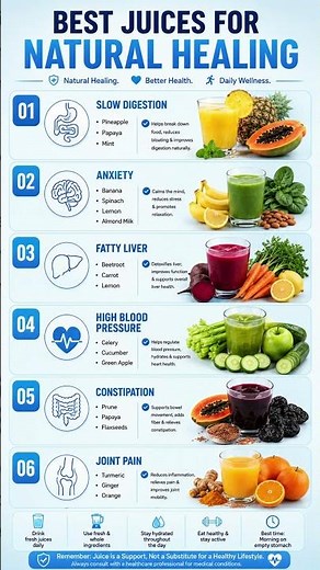 Best Juices for Natural Wellness 🍹🌿 | Refresh & Nourish Your Body #shorts