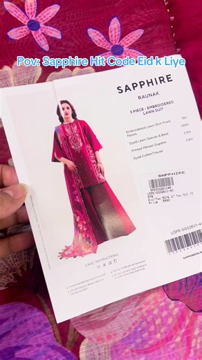 Discover the Sapphire Hit Code Sale for Eid Collection