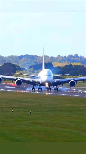 Giant Emirates A380 Arrives at Manchester Airport . . . #fblifestyle #EmiratesA380 #ManchesterAirport #AircraftLanding #PlaneSpotting #AviationLovers #TravelVibes #SkyHigh #A380 #Airplane #TravelTok #Aviation #Landing | Airsky