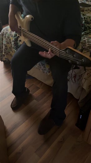 Dusty the rusty bass player