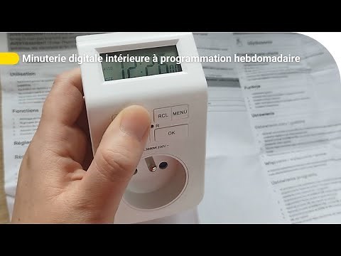 Avis Consommateur : Minuterie digitale intérieure à programmation hebdomadaire blanc | Castorama