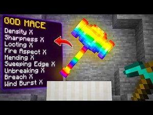 I Obtained the MOST ILLEGAL GOD MACE in Minecraft Hardcore