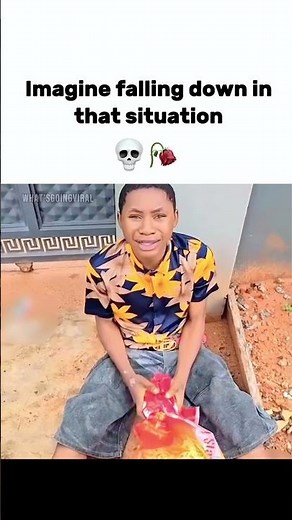 Imagine falling down in that situation 😭💀