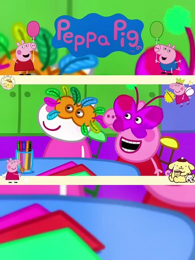 Peppa Pig Glitter Fun and Mask Making | Fun Kids Activities