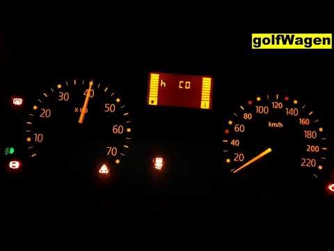 Renault Master instrument cluster hidden self test