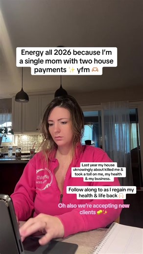 My “kid free” not my days 🥹🙁 evenings are spent in front of my computer working my butt off. What the enemy meant for evil I know God will use for good. 2023 - I built a business & started a second one. 2024 - my life fell apart & my family to. 2025 - my house about killed me… and took a severe toll on my physical & mental health. 2026 ✨🙌🏻 coming back, working hard - but this time.. having God at the center of it all. The self sufficient girl who always could do everything on her own.. until