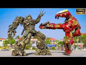 The Avengers 5 - Iron Man vs Megatron Full Fight Scene | Paramount Pictures [HD]