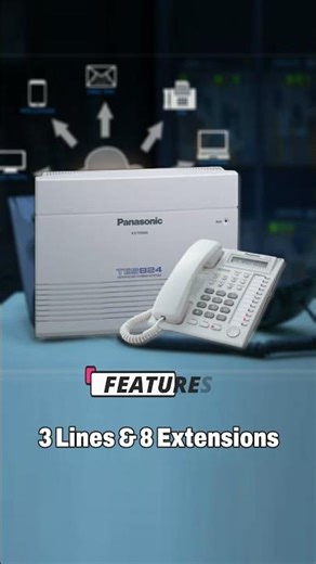 Panasonic TES-824 PABX | Smart Office Communication System