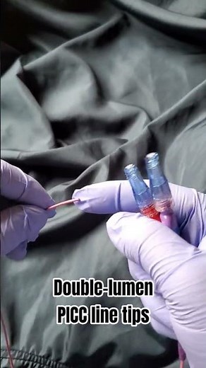 Tips for dual-lumen PICC line care #nurseeducation #tipsfornurses #piccline