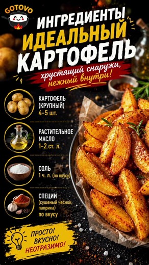 🥔✨ СЕКРЕТ ИДЕАЛЬНОЙ КАРТОШКИ В АЭРОГРИЛЕ, О КОТОРОМ ЗНАЮТ ЕДИНИЦЫ!