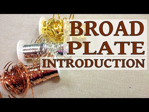 Broad Plate goldwork embroidery - a video introduction.