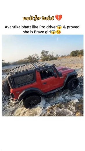 Avantika Pro driver 😱 proved she is Brave girl 😱💗‪@triggeredinsaan‬ #souravjoshivlogs #shorts #fyp