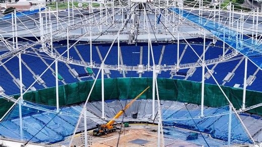 Tropicana Field repairs in St. Petersburg: Where do things stand?