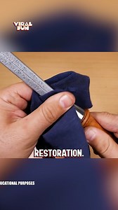 From Rust to Razor: The Machete’s Stunning Comeback A forgotten blade reborn through science, patience, and skill. #TechRestoration #SatisfyingTransformation #DIYEngineering #MetalworkMagic #InnovationInAction | Viral Fun