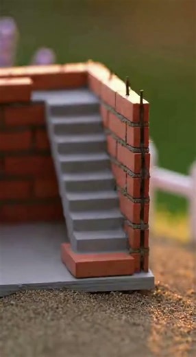 Building a miniature house 🏠 #MiniConstruction #MicroBuilding #TinyHouse #MiniatureWorld