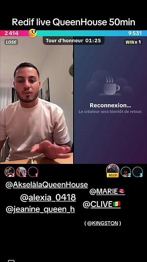 Redif Live QueenHouse 50min 🔥 | Queen House Crew