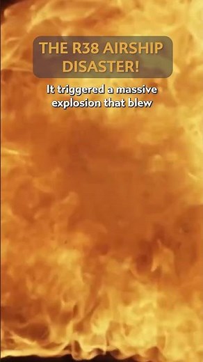 The Horrific R38 Airship Disaster! #titanic #history #shorts #facts #ships