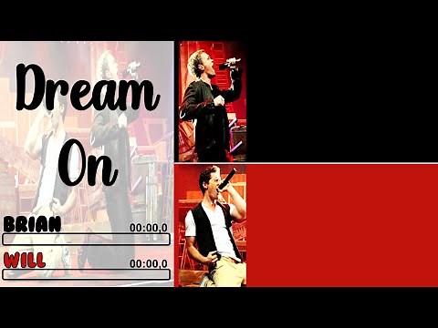 Glee - Dream On | Line Distribution + Lyrics
