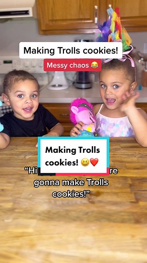 Bake Holiday Cookies Trolls Edition with DreamWorks!