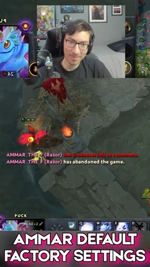 ammar back to default factory setting after winning TI #dota #dota2 #fblifestyle | Chanong