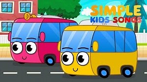 The Wheels on the Bus | Songs for Kids | Simple Kids Songs Chords - ChordU