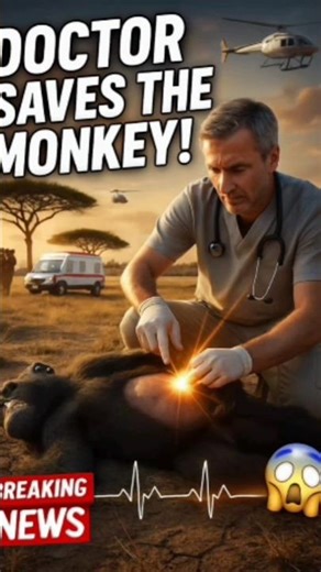 "He Found a Monkey Dying in the Wild... and Saved Its Life!" #wildrescuers #animalfriendship #monkey