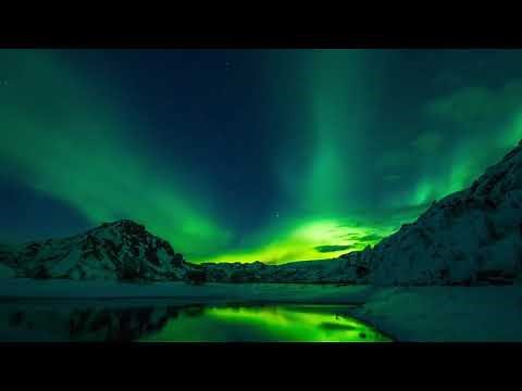 Aurora Borealis | Northern Lights | Wind Sounds for Sleeping | Relax