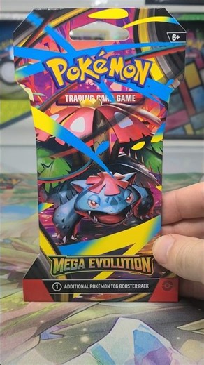 Mega Evolution Sleeved Booster | 60-Second Pokémon Pack Opening #1025